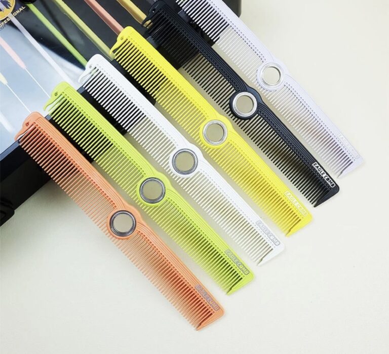 Eagle Comb Professional Spinning Comb 21/22cm Cm Green White Orange Purple