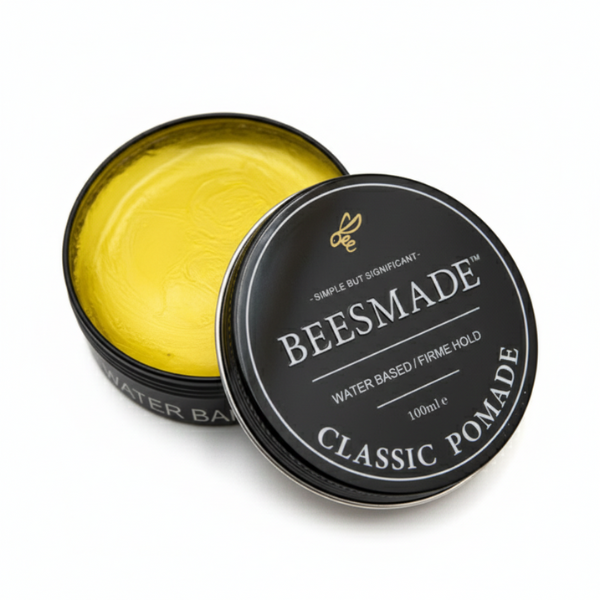 BEESMADE Matte Clay Water Based Firme Hold Pomade / Mattifying Powder Long Lasting Hold Natural Look