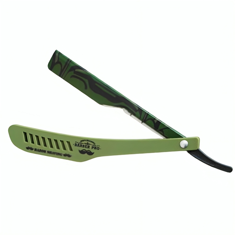 Barber Pro Stainless Razor SR033 - Green