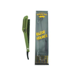 Barber Pro Stainless Razor SR033 - Green