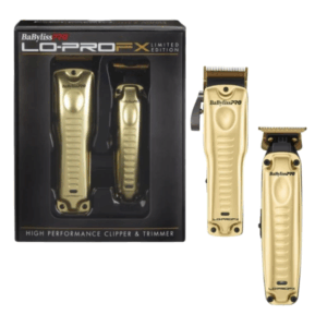 BaBylissPRO Lo-ProFX Clipper & Trimmer Combo Gold Set