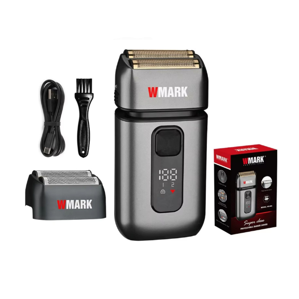 Wmark NG-986 (Black) Electric Shaver Double Foil