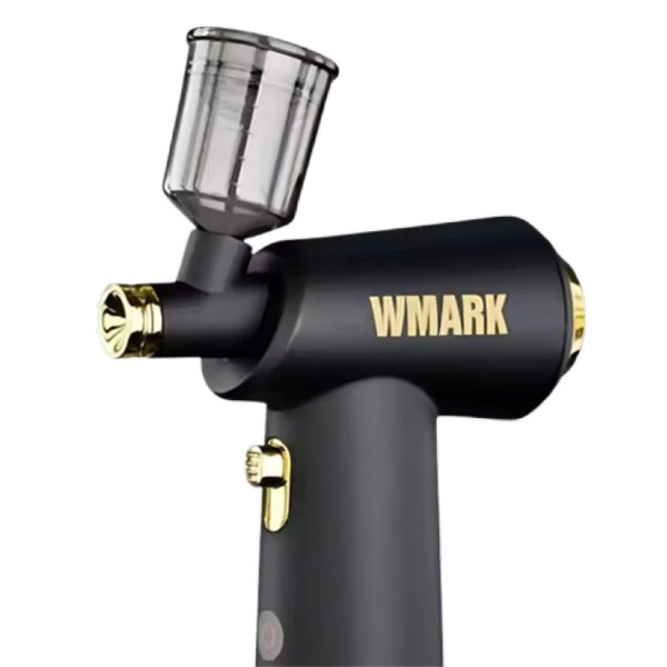 WMARK NG-AB001 Wireless Charging Multi-purpose Air Brush Kit - Black