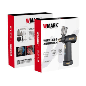 WMARK NG-AB001 Wireless Charging Multi-purpose Air Brush Kit - Black
