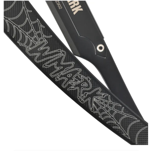 Wmark NG HZ902 Matt Black Steel Barber Razor