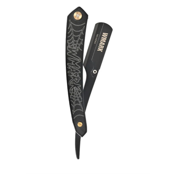 Wmark NG HZ902 Matt Black Steel Barber Razor