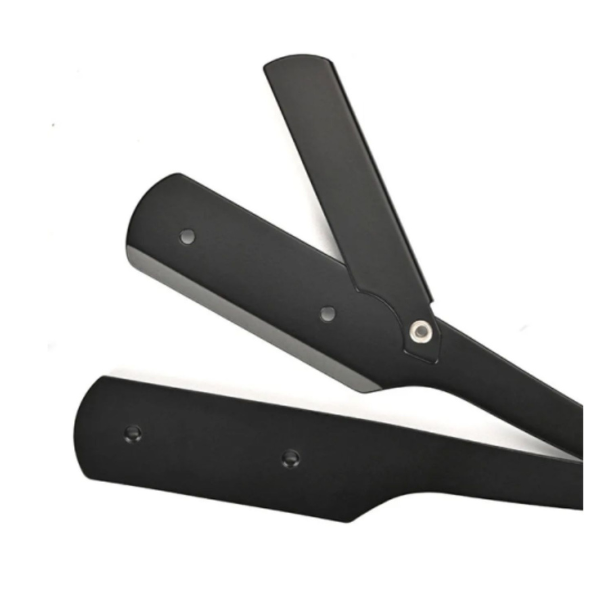 Wmark NG HZ902 Matt Black Steel Barber Razor