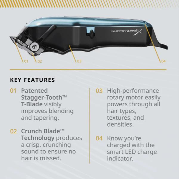 WAHL Super Taper X Cordless Hair Clipper #8591L1