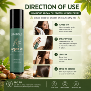 Luminous Argan Oil Keratin Protein Spray 260ml