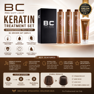 BC Pro Brazilian Keratin Treatment Brown Set (3x750ml)