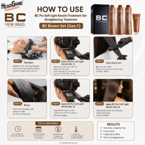BC Pro Brazilian Keratin Treatment Brown Set (3x750ml)