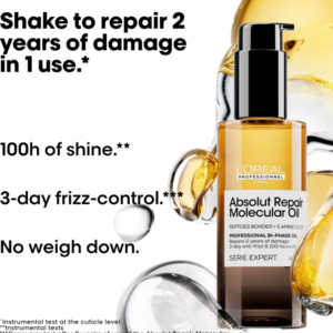 Loreal Professional Absolut Repair Molecular Bi-Phase Hair Oil (90ml)