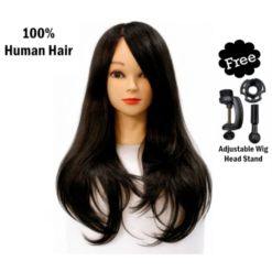 Mannequin Human Hair 22'" 408  (Black)