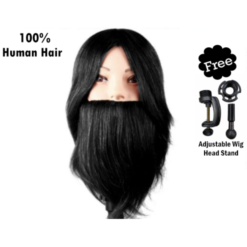 Mannequin Human Hair With Beard (Gentleman)