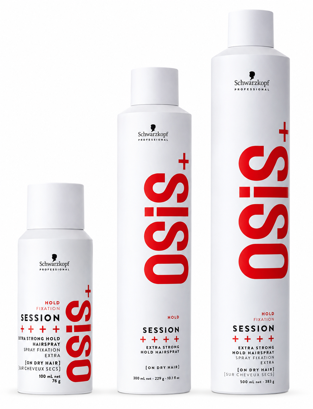 Schwarzkopf OSiS+ Session Finish 3 Extreme Hold Hairspray (100ml/300ml/500ml)