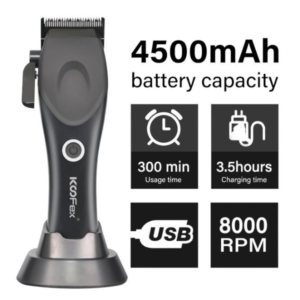 Koofex KF-6386 Hair Clipper 8000rpm / KF-6387 Trimmer 7400rpm