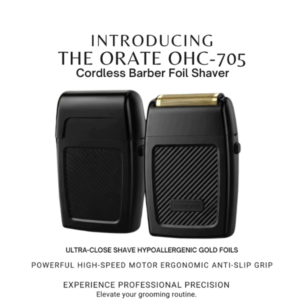 ORATE SHAVER OHC-705 11000 RPM (BLACK /GOLD )