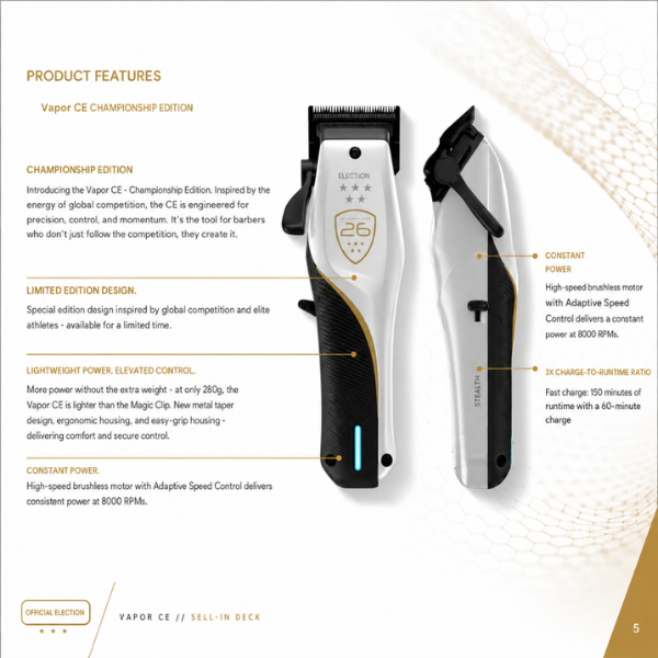 WAHL Professional 5-Star Vapor CE Championship Edition