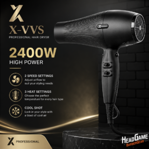X Professional X-VVS Hair Dryer 2400W High Power Professional Salon Hair Dryer