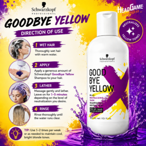 Schwarzkopf GoodBye Yellow Shampoo (300ml)